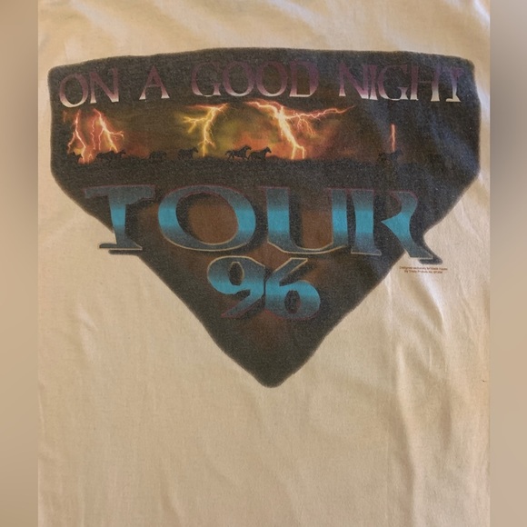 1996 Wade Hayes On a Good Night Tour Shirt Vintage  Short Sleeve Large - Picture 5 of 5